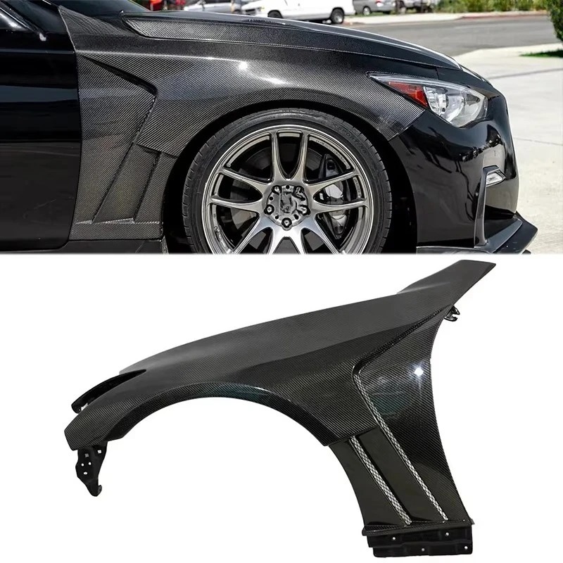 Mbj Style Carbon Fiber Front Vented Fender for Q50 2014-2020 Car Front Fender